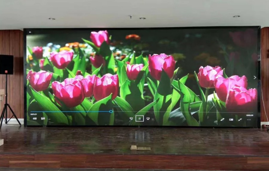 杭州树兰集团会议室P1.2LED显示屏