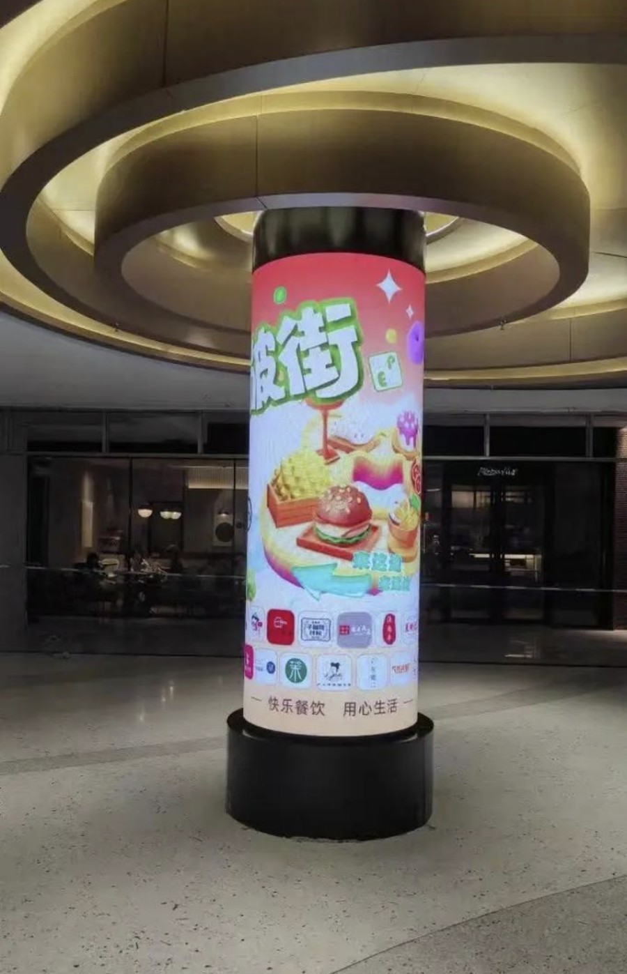 圆柱形LED屏在安装维护方面有哪些特殊的技术难点？杭州优视是如何解决的？
