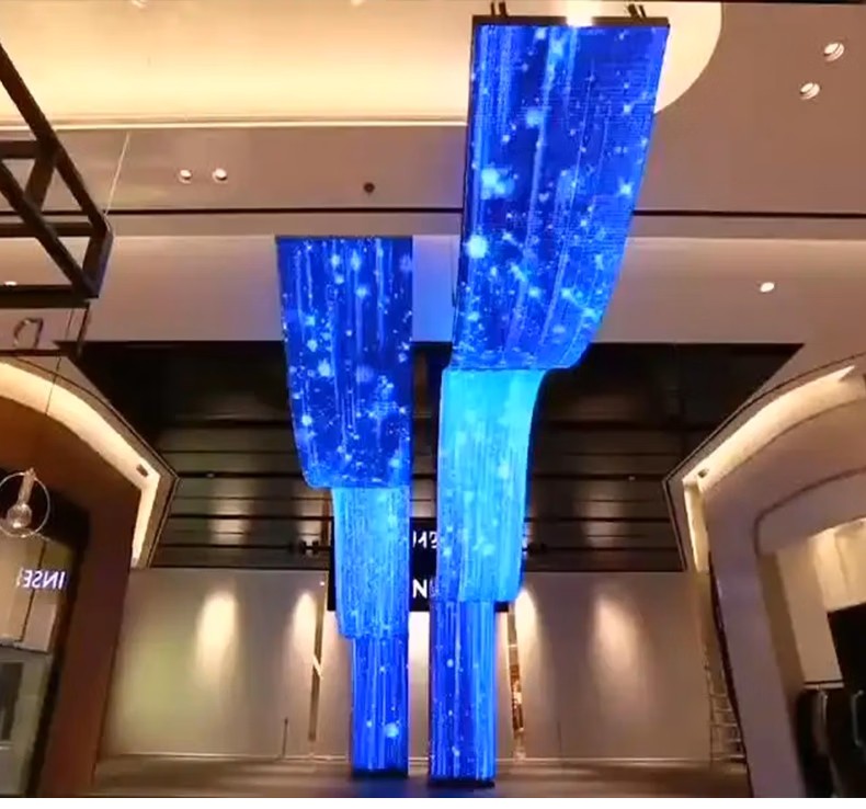 杭州展馆带状柔性LED显示屏